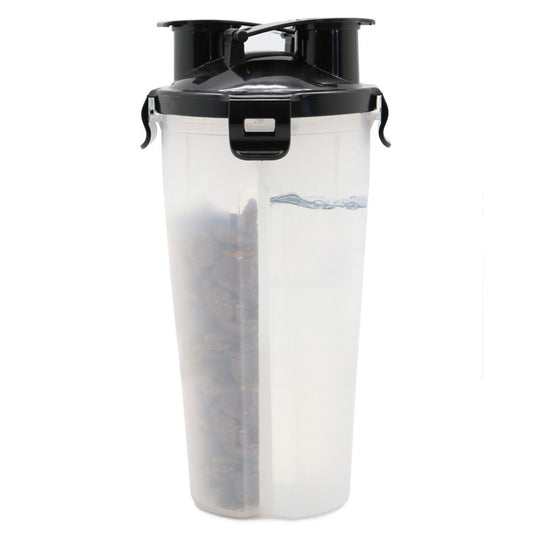 YES4PETS Portable Pet Travel Food Water Feeder Bottle
